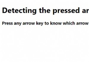 JavaScript - Phát hiện phím mũi tên được nhấn 