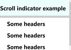 Làm thế nào để tạo một chỉ báo cuộn với CSS và JavaScript? 