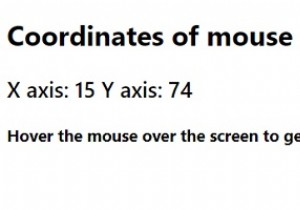 JavaScript - Lấy tọa độ của chuột 