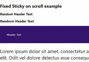 Làm cách nào để tạo tiêu đề cố định / cố định khi cuộn bằng CSS và JavaScript? 