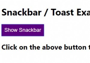 Làm thế nào để tạo một snackbar / bánh mì nướng với CSS và JavaScript? 