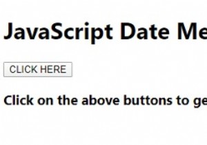 JavaScript - Lấy các phương pháp ngày 