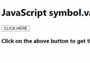 Hàm JavaScript Symbol.valueOf () 