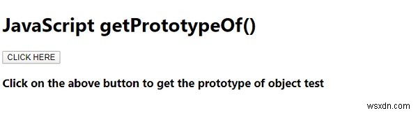 JavaScript getPrototypeOf với ví dụ 