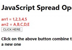 Toán tử Spread JavaScript 