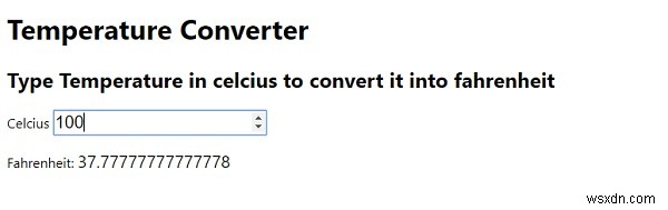 Làm cách nào để tạo bộ chuyển đổi nhiệt độ bằng HTML và JavaScript? 