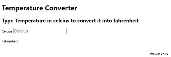 Làm cách nào để tạo bộ chuyển đổi nhiệt độ bằng HTML và JavaScript? 