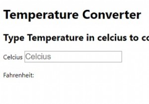 Làm cách nào để tạo bộ chuyển đổi nhiệt độ bằng HTML và JavaScript? 