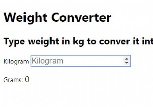 Tạo bộ chuyển đổi trọng lượng (weight converter) với HTML và JavaScript