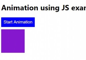 Làm thế nào để tạo hoạt ảnh bằng JavaScript? 