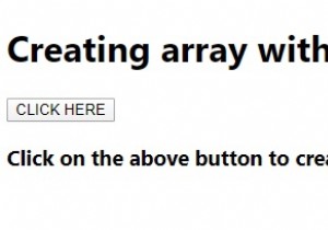 Tạo một mảng JavaScript với từ khóa mới. 