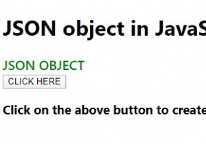 Làm thế nào để tạo một đối tượng JSON trong JavaScript? Giải thích bằng một ví dụ. 