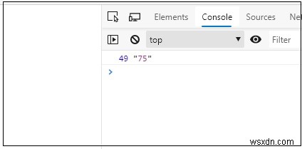 Nhận số từ đầu vào của người dùng và hiển thị trong bảng điều khiển với JavaScript 