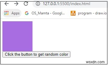 Trình tạo màu ngẫu nhiên trong JavaScript 