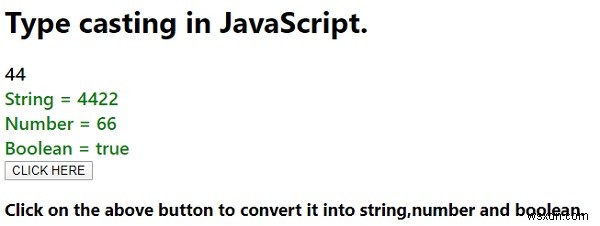 Nhập truyền trong JavaScript. 