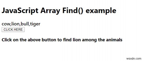 Phương thức Array.prototype.find () trong JavaScript. 