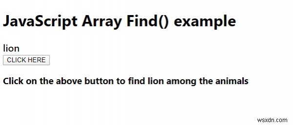 Phương thức Array.prototype.find () trong JavaScript. 