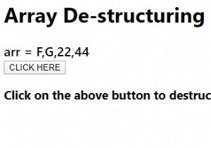Mảng Khử cấu trúc trong JavaScript. 
