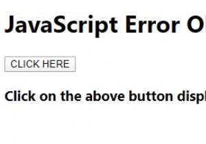 Giải thích Đối tượng Lỗi JavaScript. 