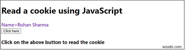 Làm thế nào để đọc một cookie bằng JavaScript? 