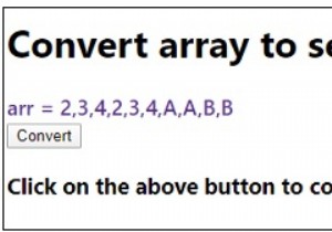 Chuyển đổi mảng sang đặt trong JavaScript 