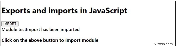 Xuất &Nhập trong JavaScript 