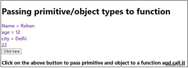 Làm thế nào để các kiểu đối tượng / nguyên thủy JavaScript được truyền vào các hàm? 