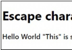 Các ký tự thoát trong JavaScript 