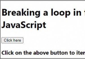 Phá vỡ vòng lặp trong JavaScript lập trình chức năng. 