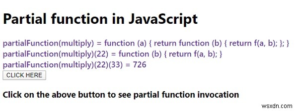 Các hàm một phần trong JavaScript là gì? 