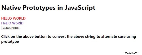 Giải thích các Nguyên mẫu gốc trong JavaScript. 
