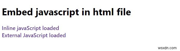 Làm cách nào để nhúng JavaScript vào tệp HTML? 