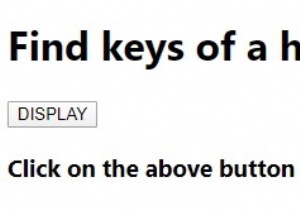 Làm thế nào để tìm khóa của một hàm băm trong JavaScript? 