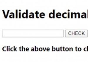 Làm cách nào chúng ta có thể xác thực các số thập phân trong JavaScript? 