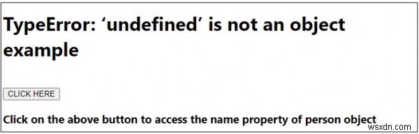 TypeError:‘undefined’ không phải là một đối tượng trong JavaScript 