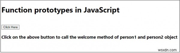 Nguyên mẫu hàm trong JavaScript 