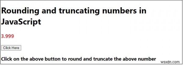 Làm tròn và cắt bớt số trong JavaScript. 
