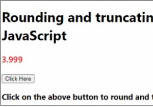 Làm tròn và cắt bớt số trong JavaScript. 