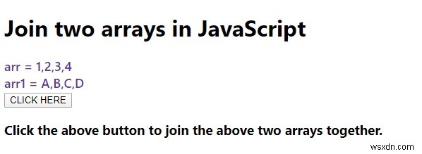 Làm cách nào để nối hai mảng trong JavaScript? 