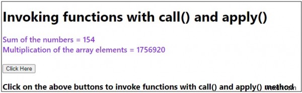 Gọi các hàm với call () và apply () trong JavaScript 