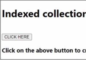Các bộ sưu tập được lập chỉ mục bằng JavaScript 