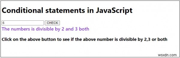 Câu lệnh điều kiện trong JavaScript 