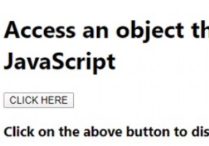 Làm cách nào để truy cập một đối tượng thông qua một đối tượng khác trong JavaScript? 