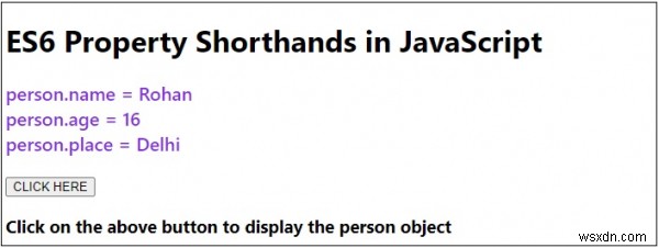 Các lệnh tắt thuộc tính ES6 trong JavaScript 