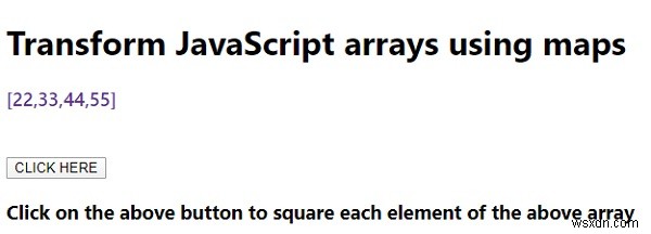 Làm cách nào để chuyển đổi mảng JavaScript bằng cách sử dụng bản đồ? 