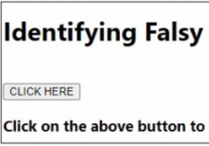 Xác định các giá trị Sai trong JavaScript 