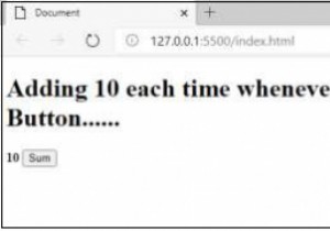 Hàm Sum trong JavaScript khi nhấp vào một nút 