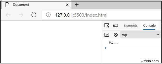 Gọi mã không đồng bộ từ trang index.html trong JavaScript? 