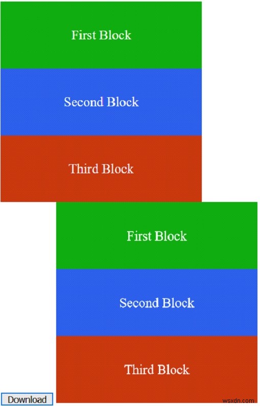 Cách chụp ảnh màn hình div bằng JavaScript 