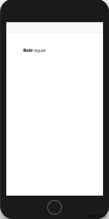 Làm thế nào để sử dụng Văn bản in đậm &không in đậm trong một nhãn duy nhất trong iOS / iPhone? 
